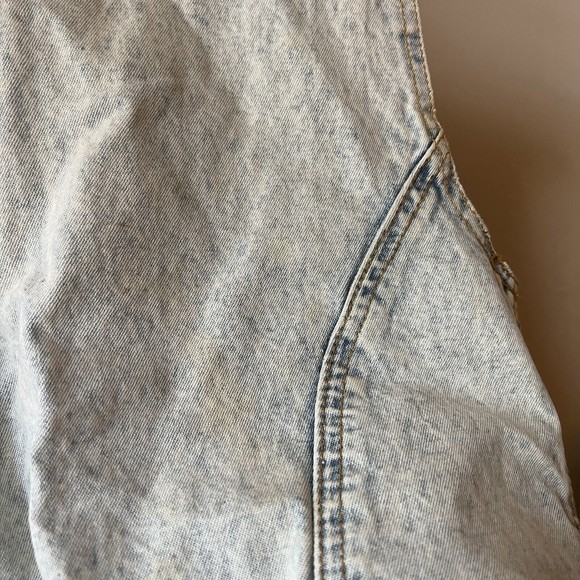 Vtg Women Jordache Denim Jean Vest Small Embroidered Flower Embellished Acid Y2K - Picture 8 of 8